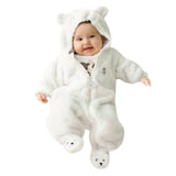 Winter Bear Hooded Romper
