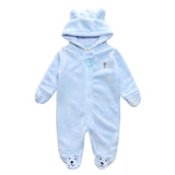 Winter Bear Hooded Romper