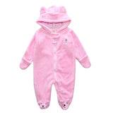Winter Bear Hooded Romper