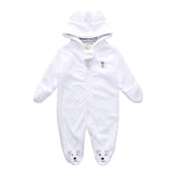 Winter Bear Hooded Romper