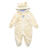 Winter Bear Hooded Romper