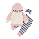 3-pc Set Hoodie + Pants + Headband Outfits