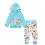 2-pc Set Stripe Hoodie + Pants Baby Outfit