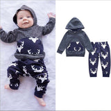 2-pc Set Stripe Hoodie + Pants Baby Outfit