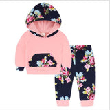 2-pc Set Stripe Hoodie + Pants Baby Outfit